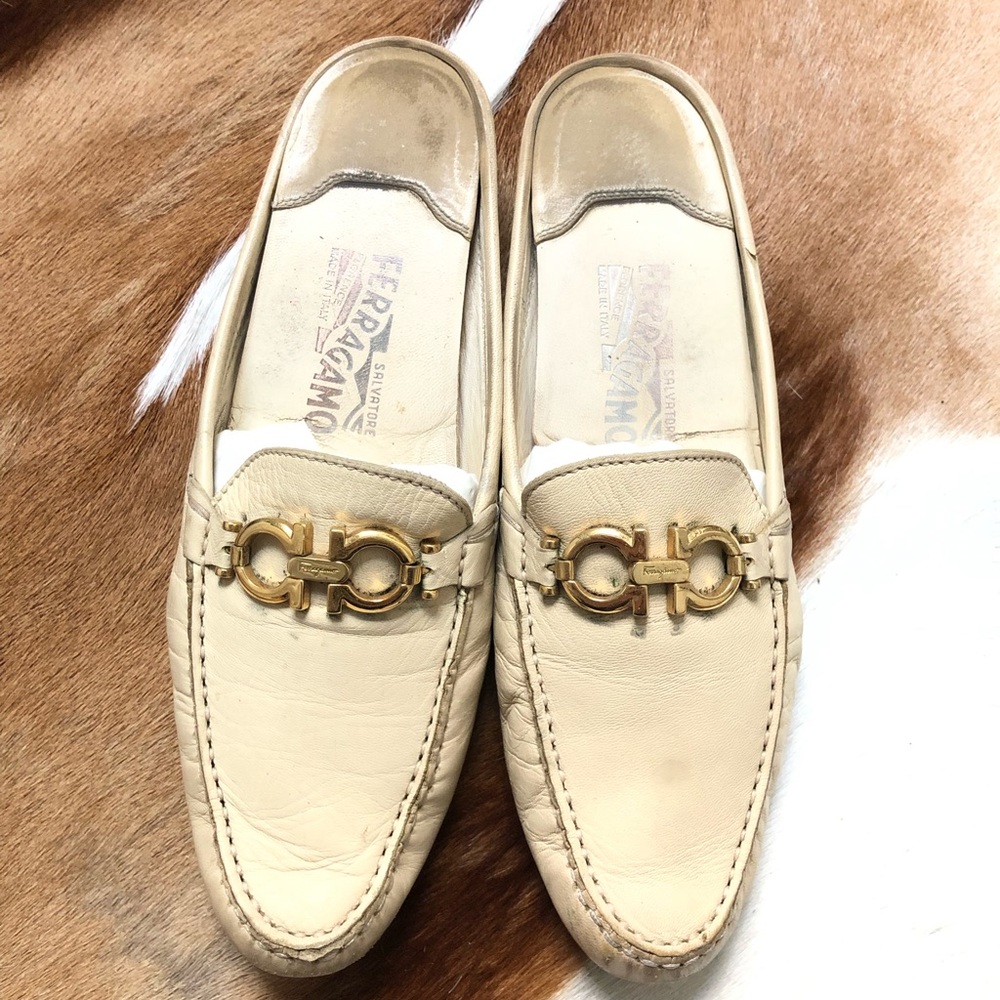 Ferragomo Leather Mules